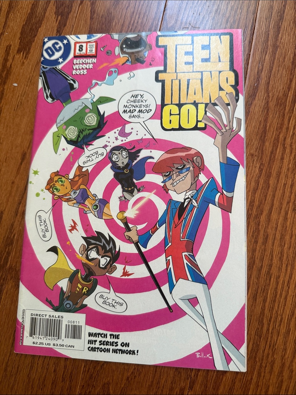 Teen Titans Go! #8 DC Comics August 2004 Mint Comic Book Y2K